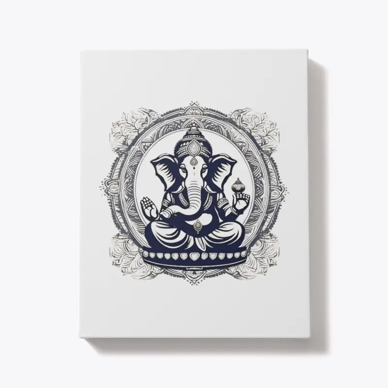 Modern Ganesha Tee: Artistic Fusion